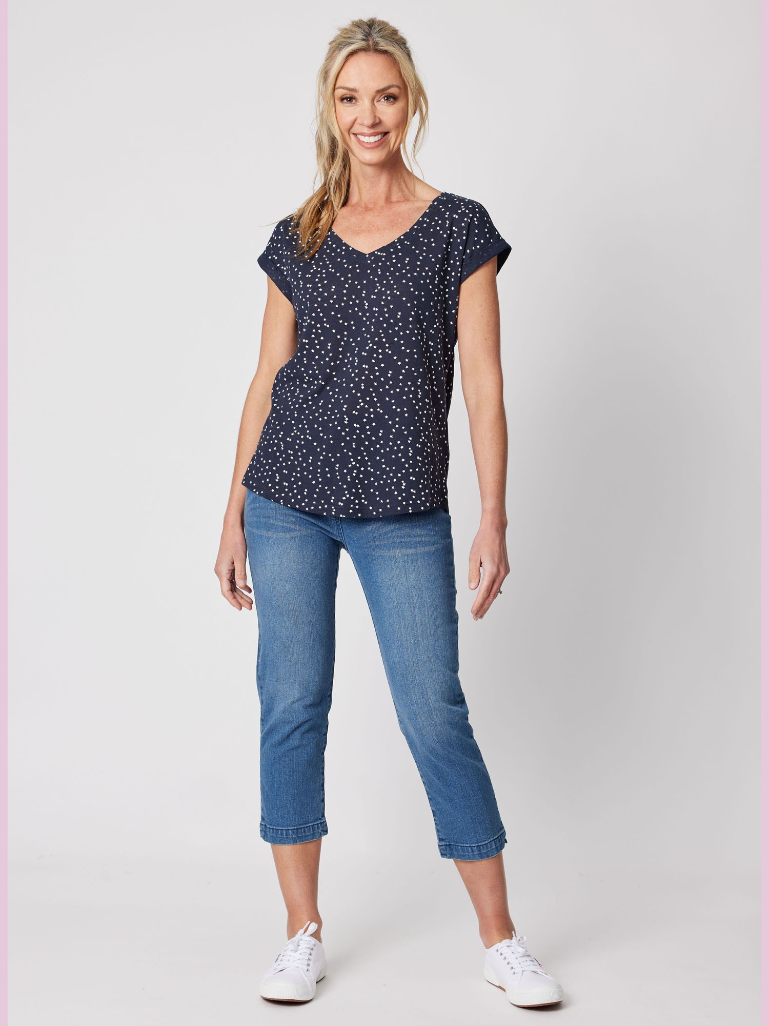 Cropped Slim Leg Miracle Jean