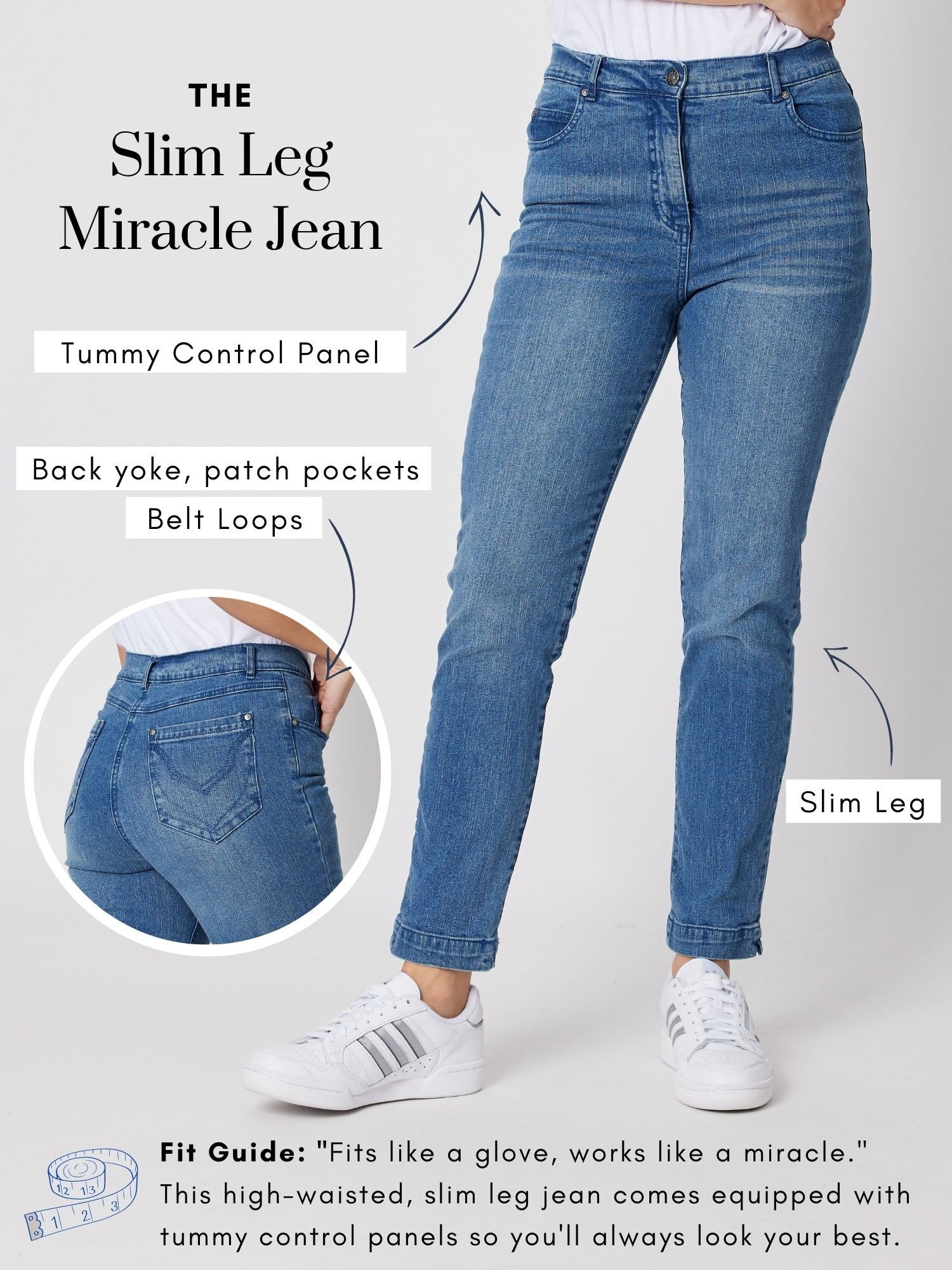 Slim Leg Miracle Denim Jean