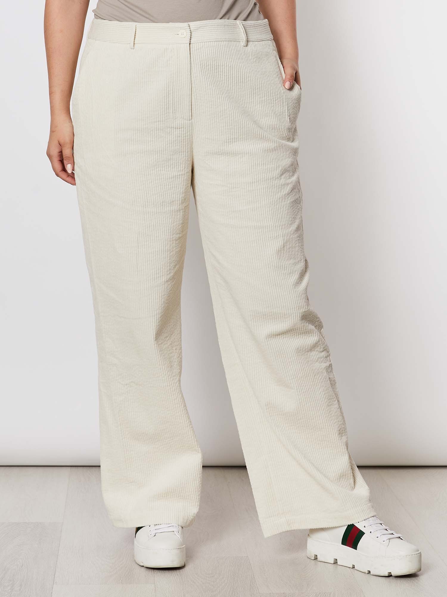 Cotton Cord Wide Leg Pant