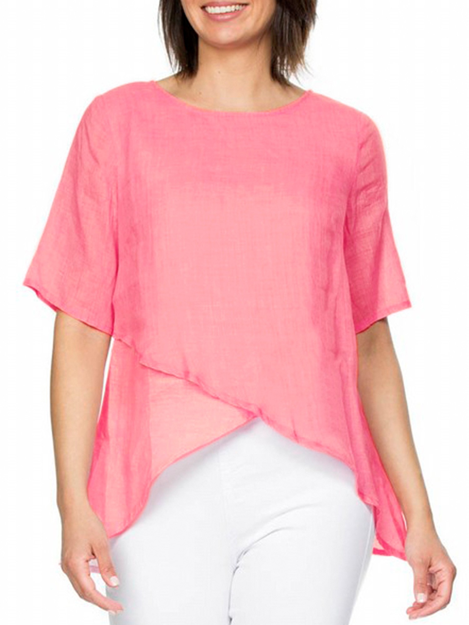 Layer Linen Top