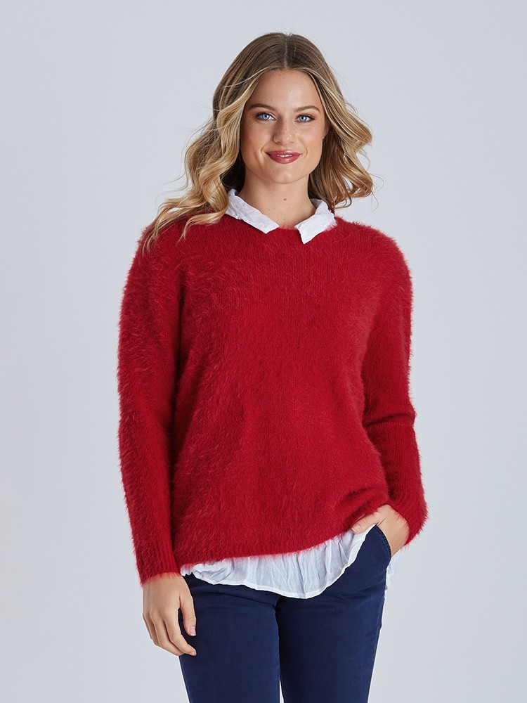 Fluffy Knit Jumper