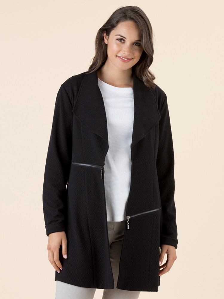 Zip Detail Cardigan