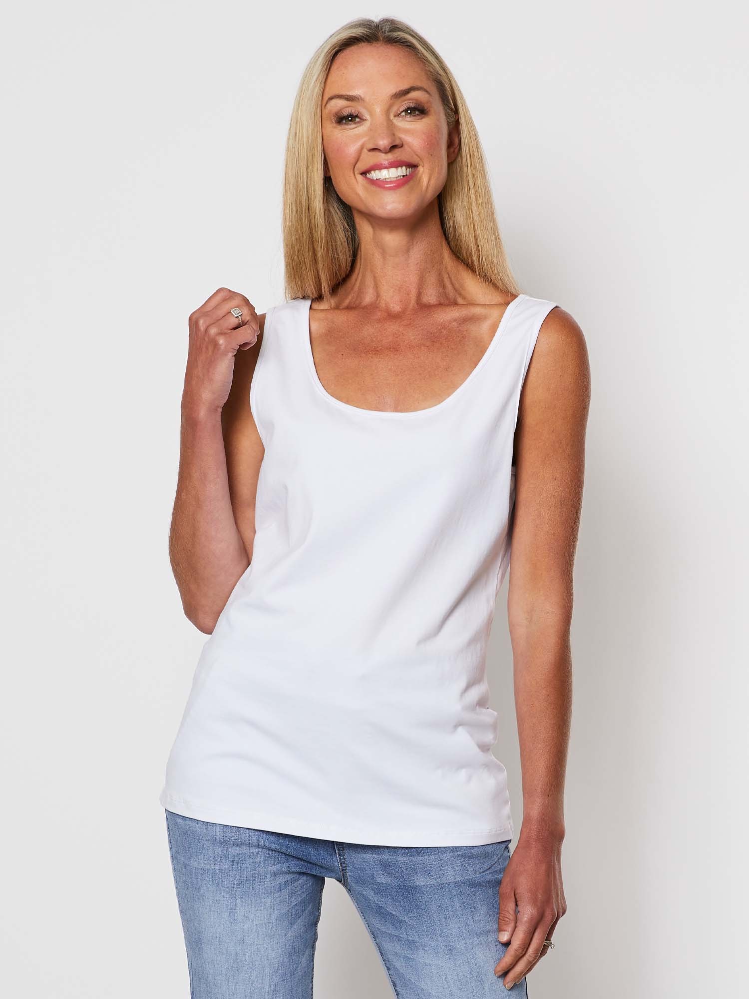 Stretch Cotton Cami