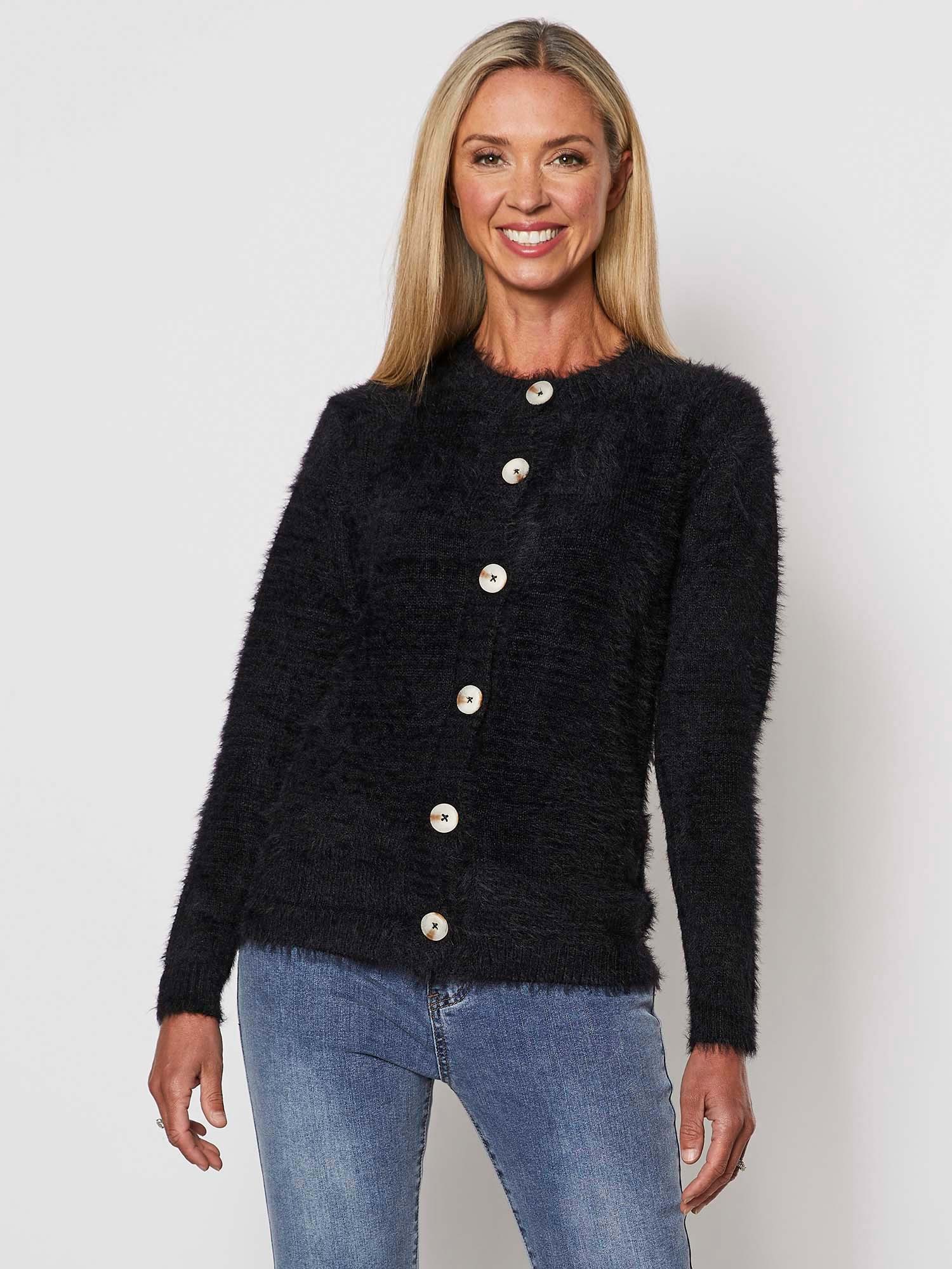 Fluffy Knit Cardigan