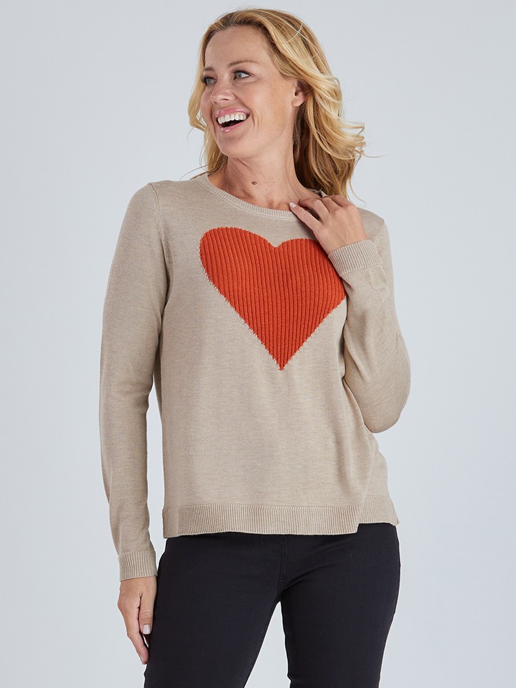 Heart Knit Jumper