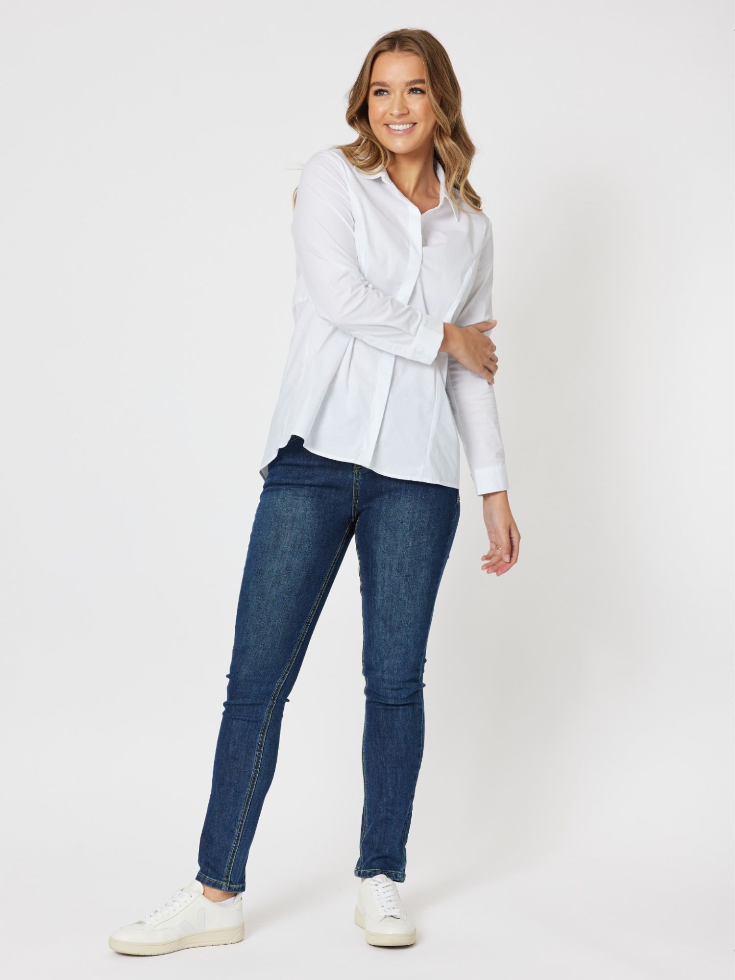 White Poplin Shirt