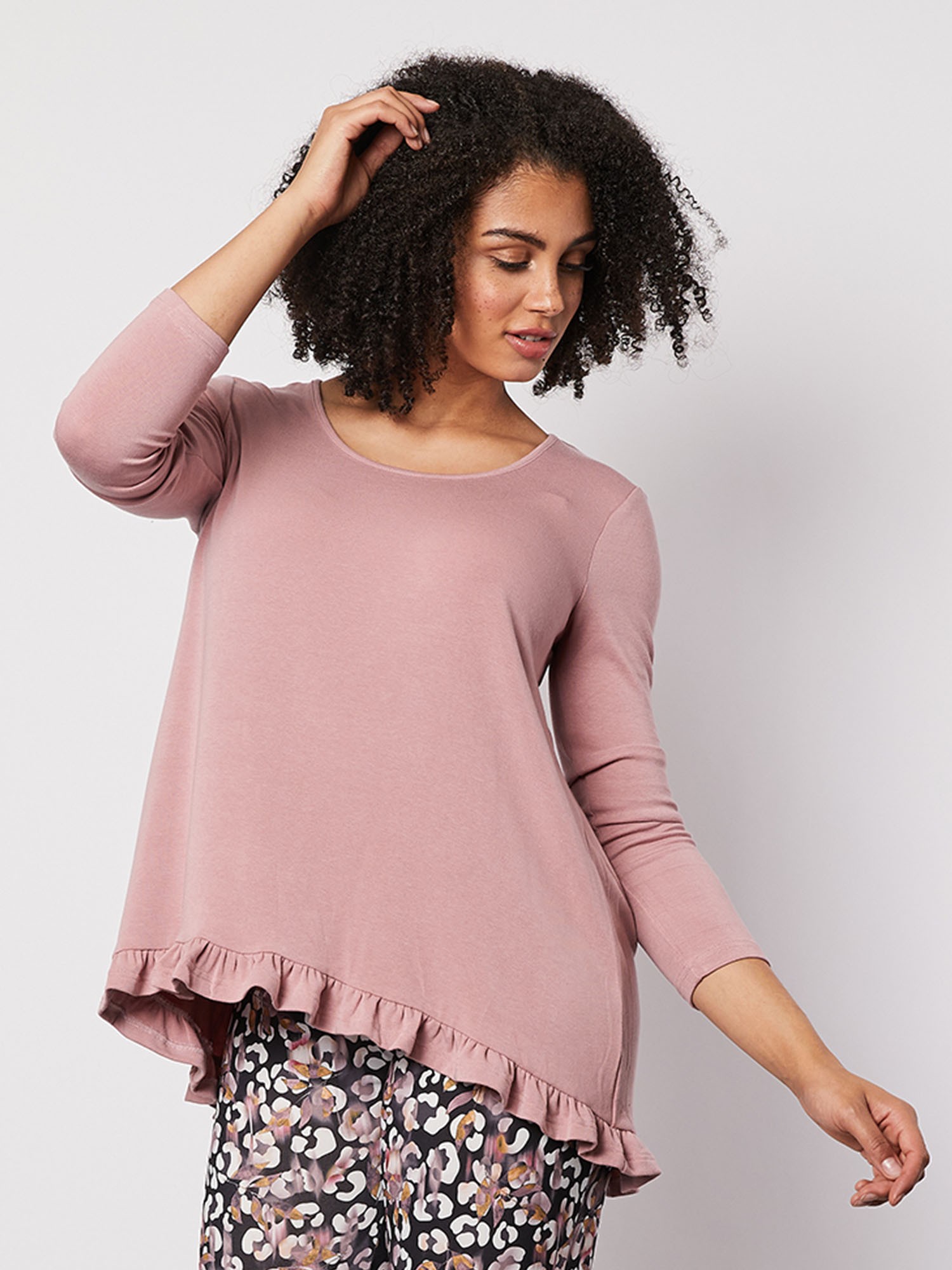 Frilled Hem Top