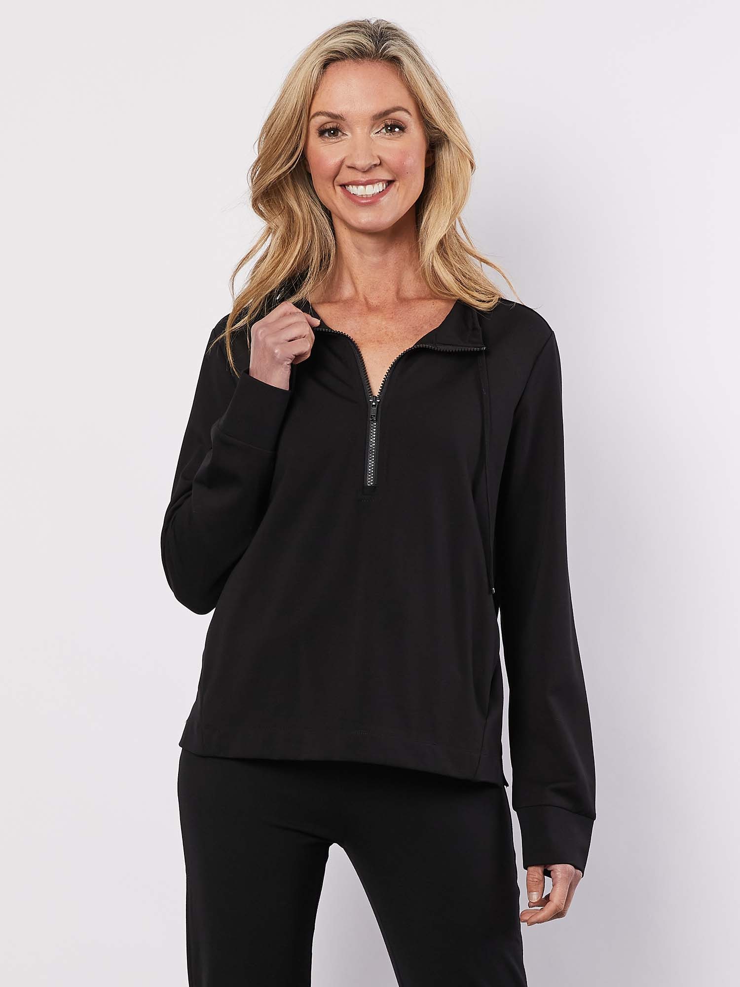 Tech Stretch Zip Front Sweatshirt