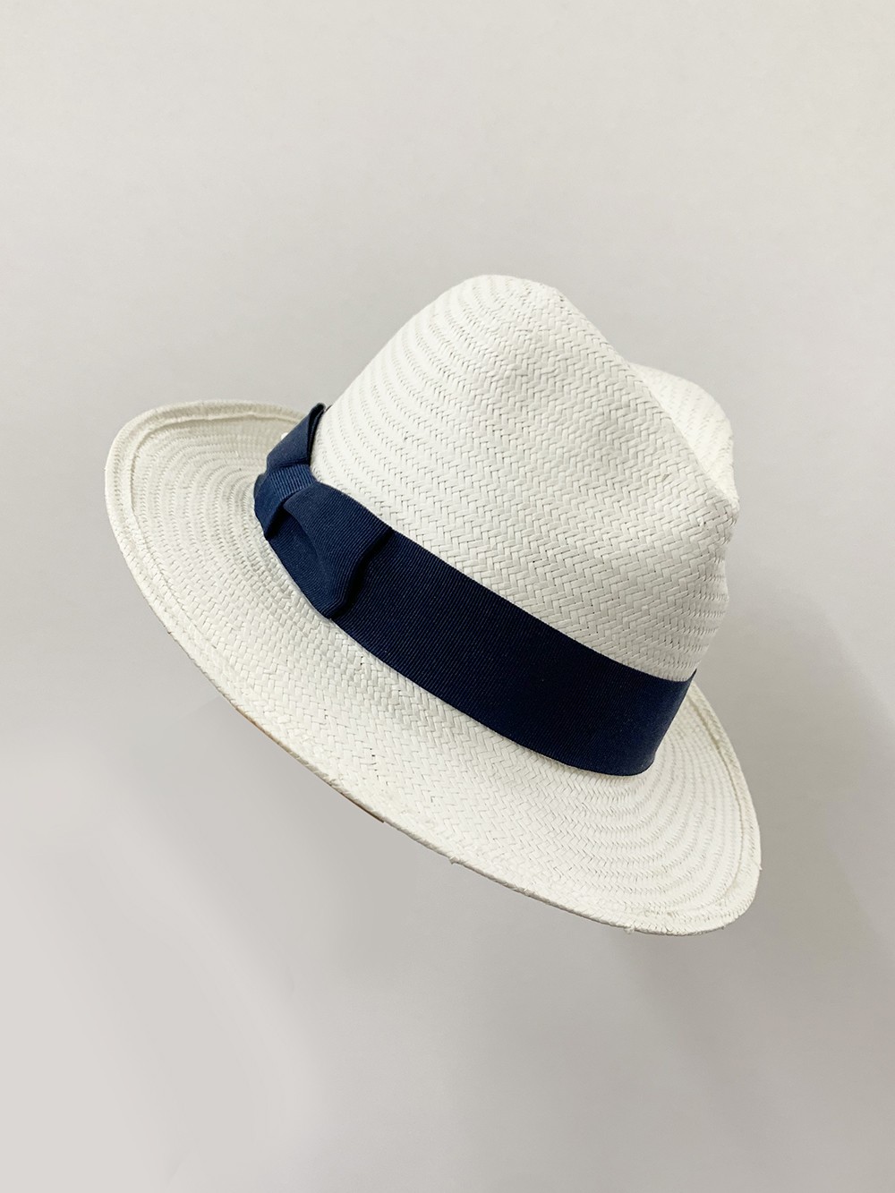 White Straw Trilby