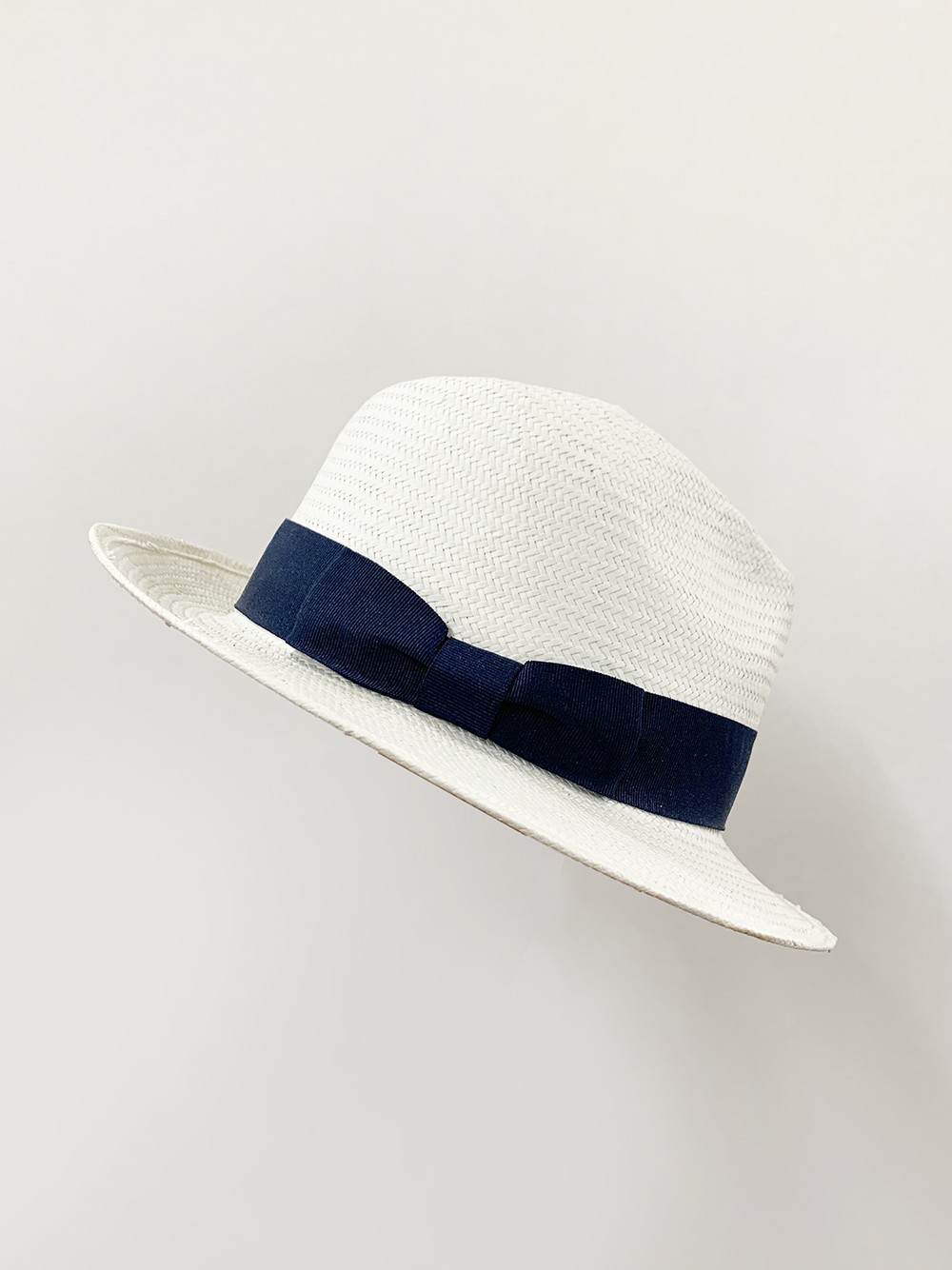 White Straw Trilby