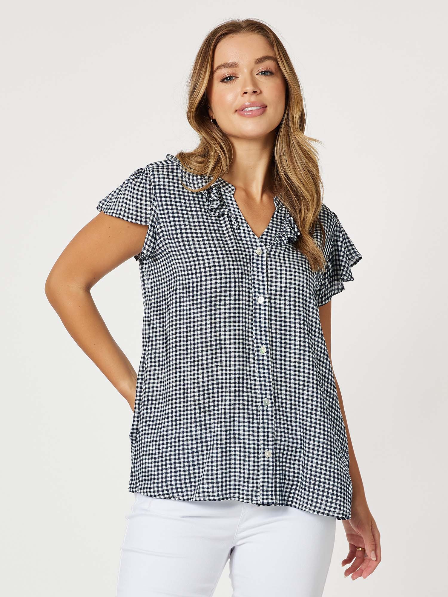 Gingham Check Shirt