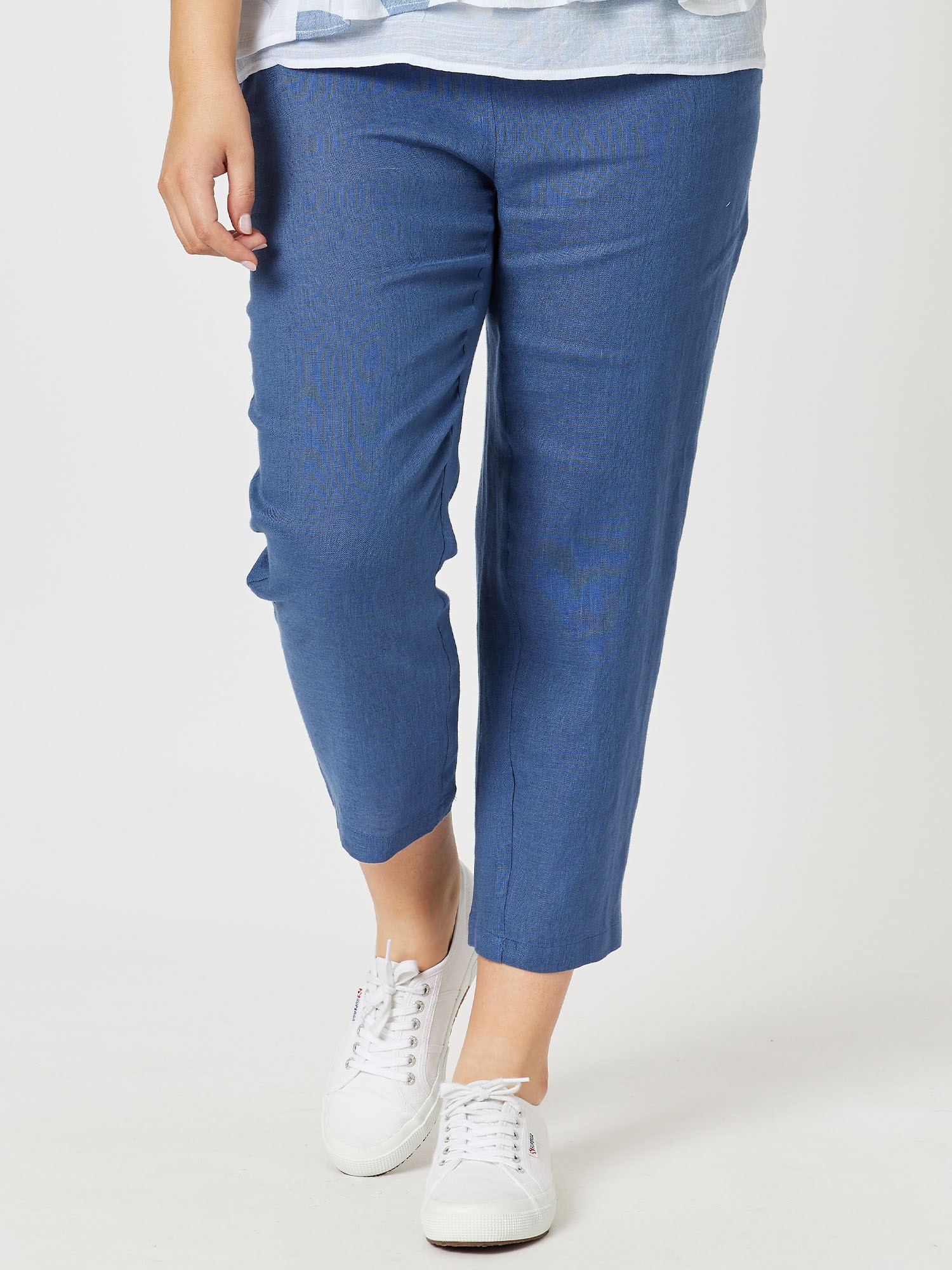 Side Pocket Linen Pant