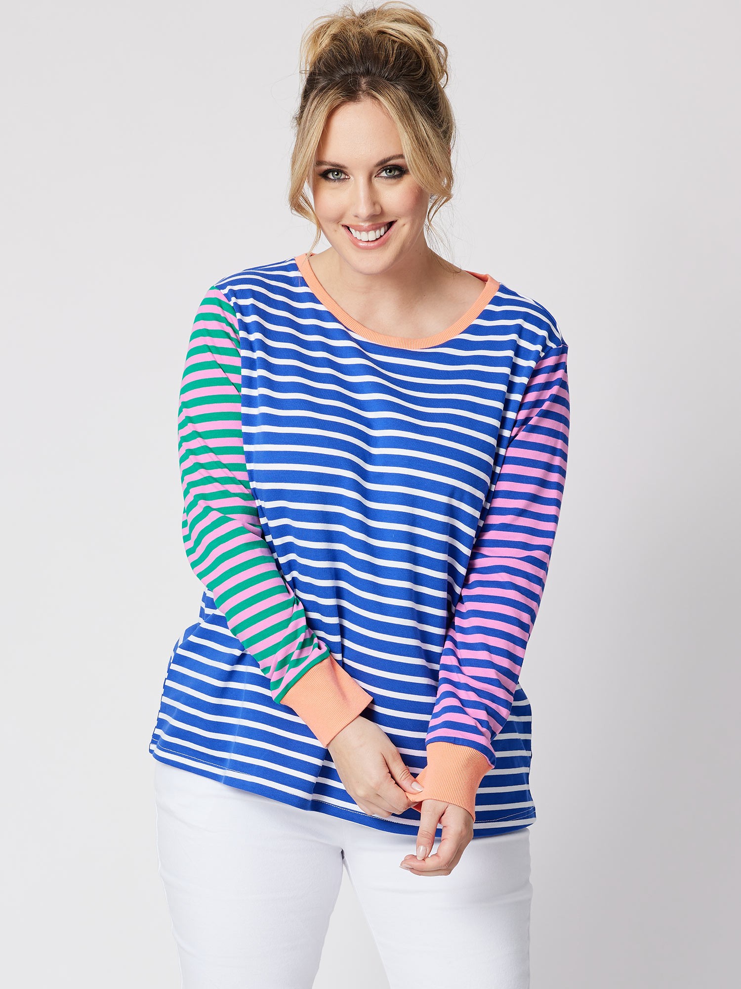 Multi Stripe Cotton Top