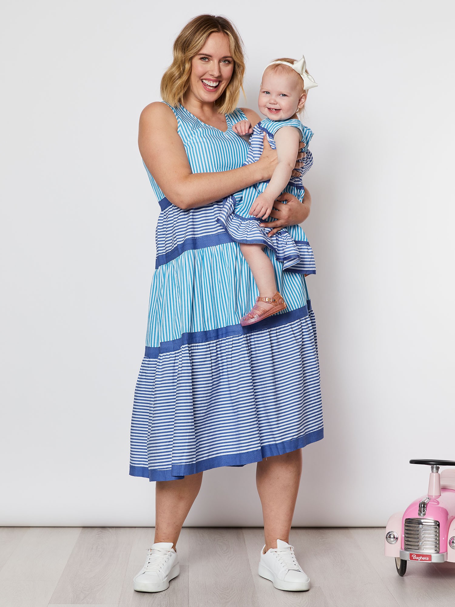 Stripe Mini-Me Cotton Dress