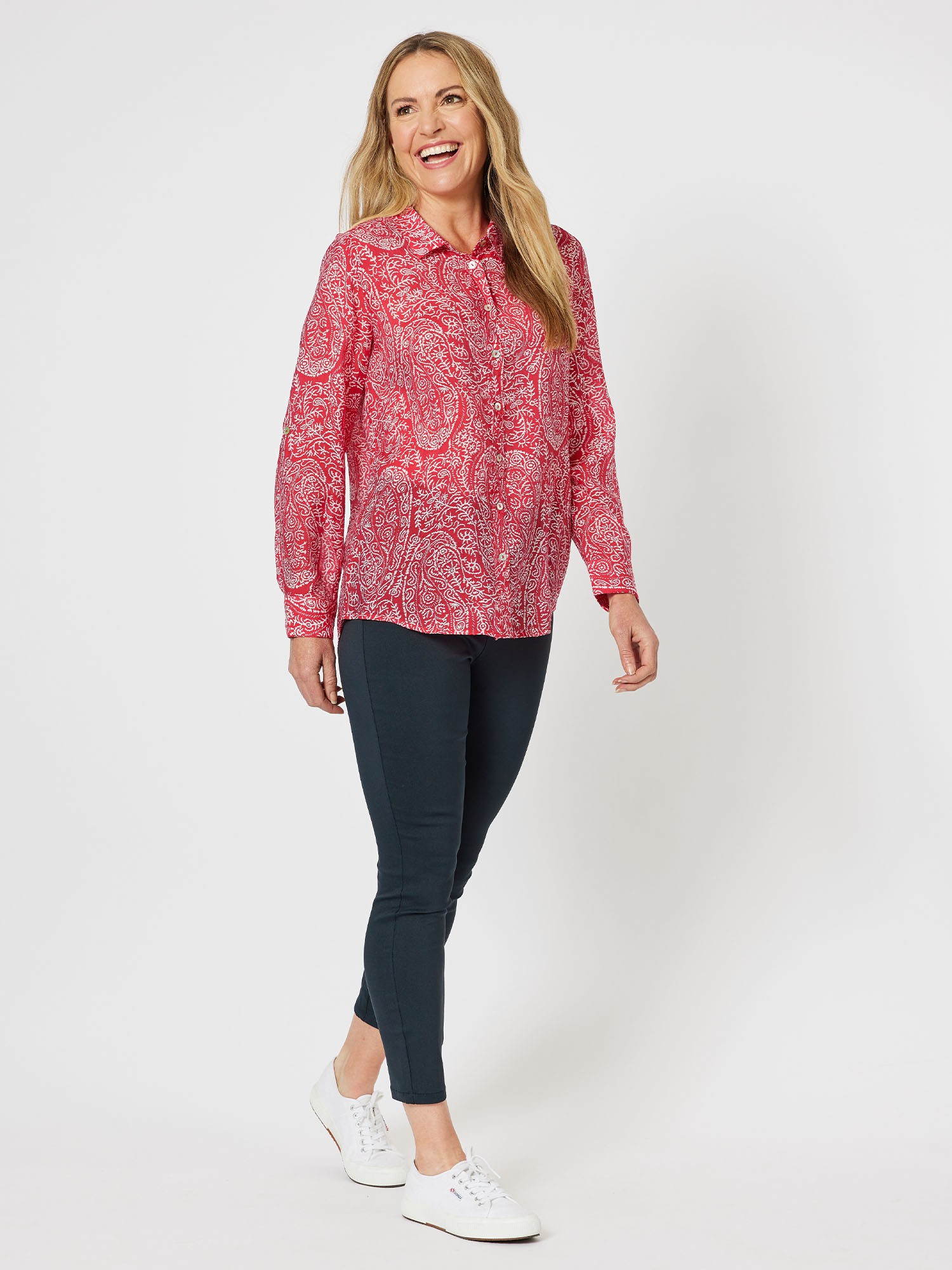 Cherry Paisley Shirt