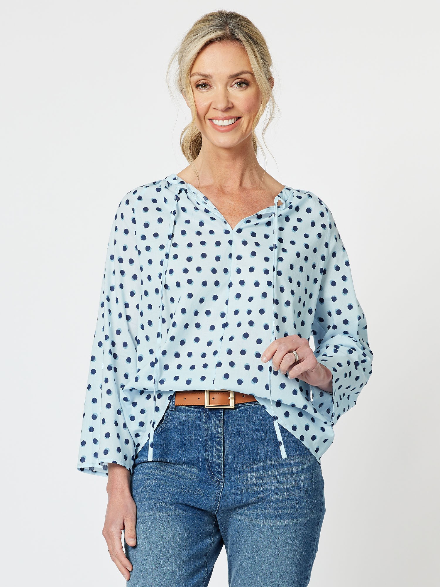 Cotton Dottie Blouse