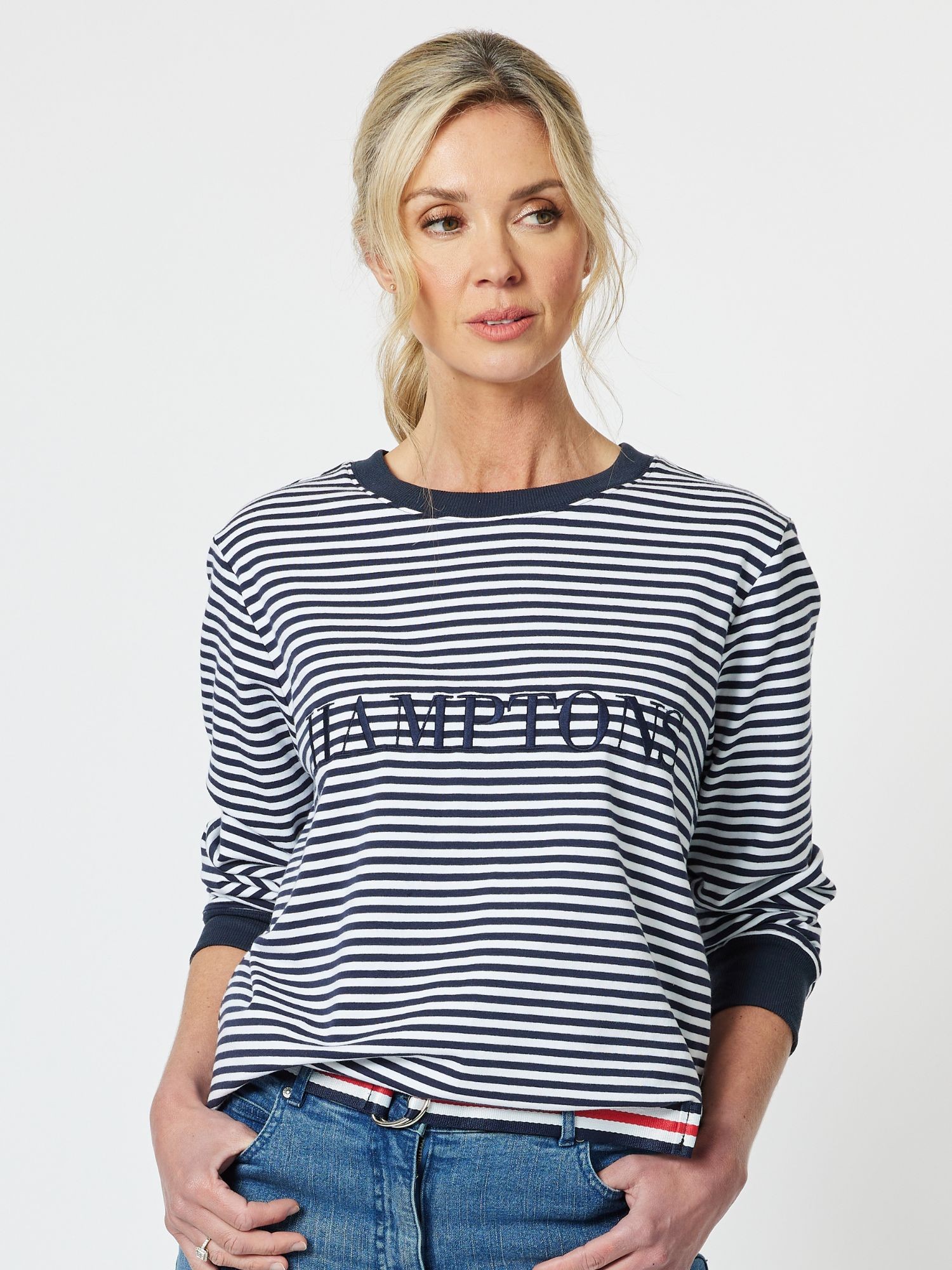 Hampton Stripe Sweat