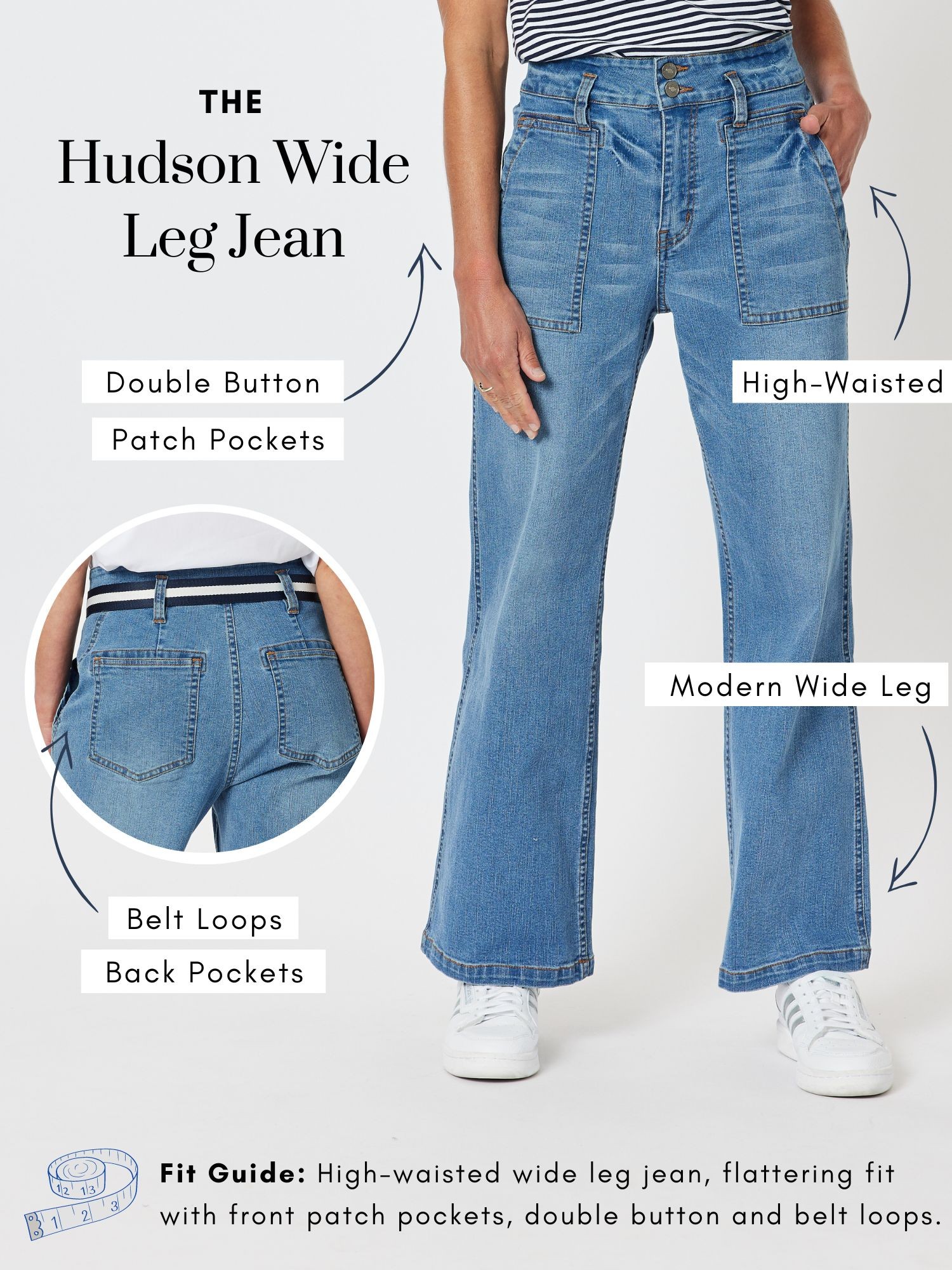 Hudson Wide Leg jean