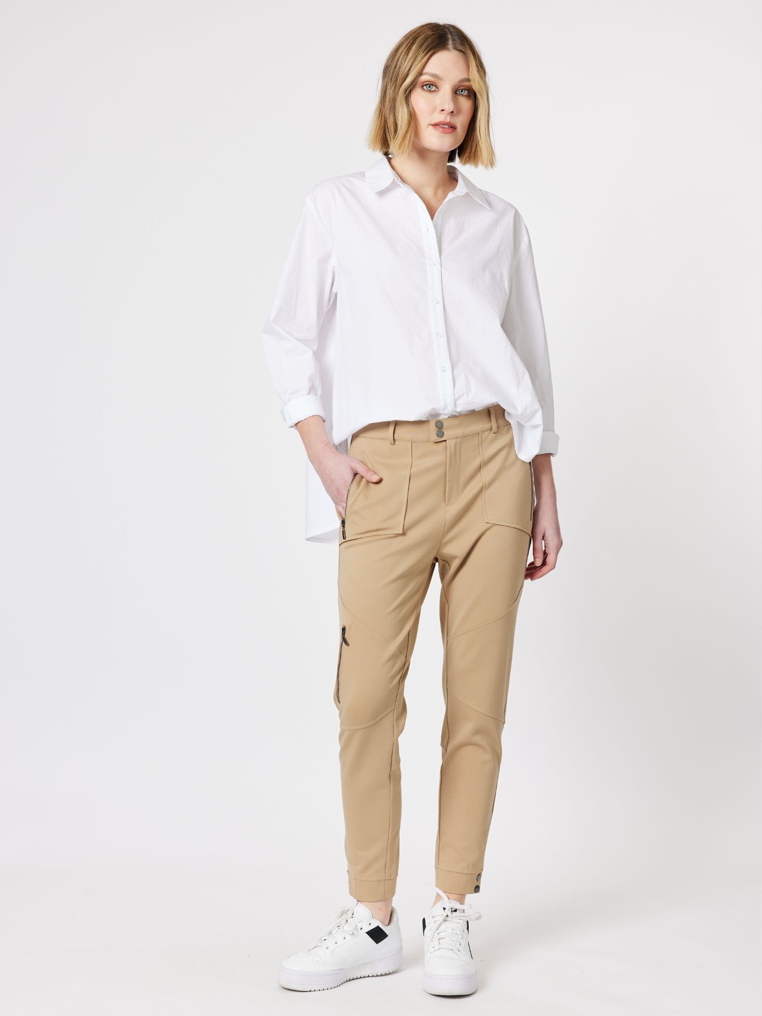 Twiggy Zip Detail Ponte Pant