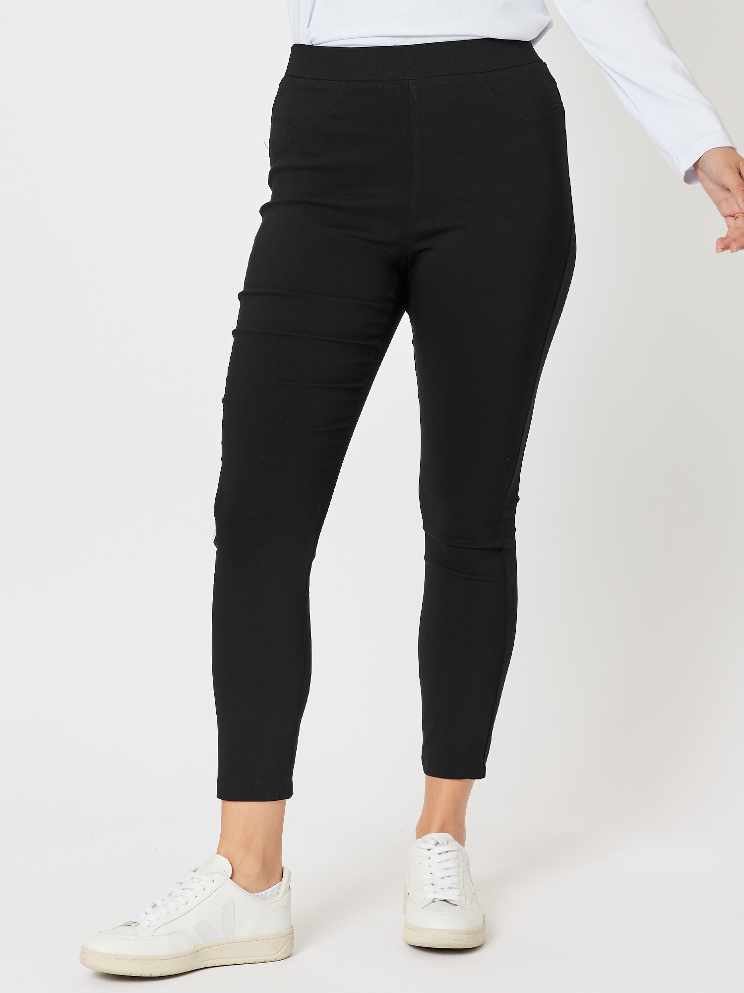 Mechanical Stretch Slim Leg Pull on Pant