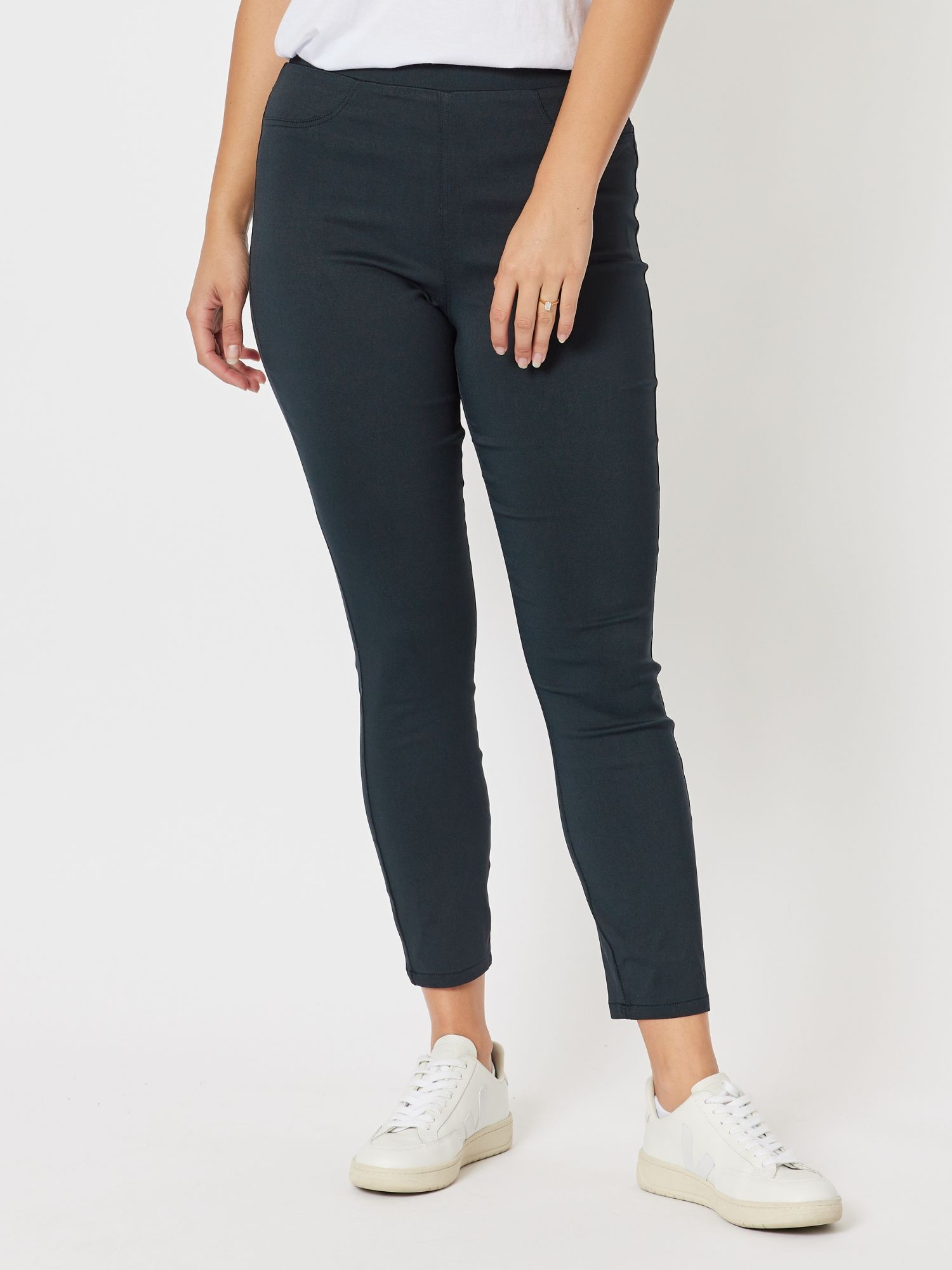 Mechanical Stretch Slim Leg Pull on Pant