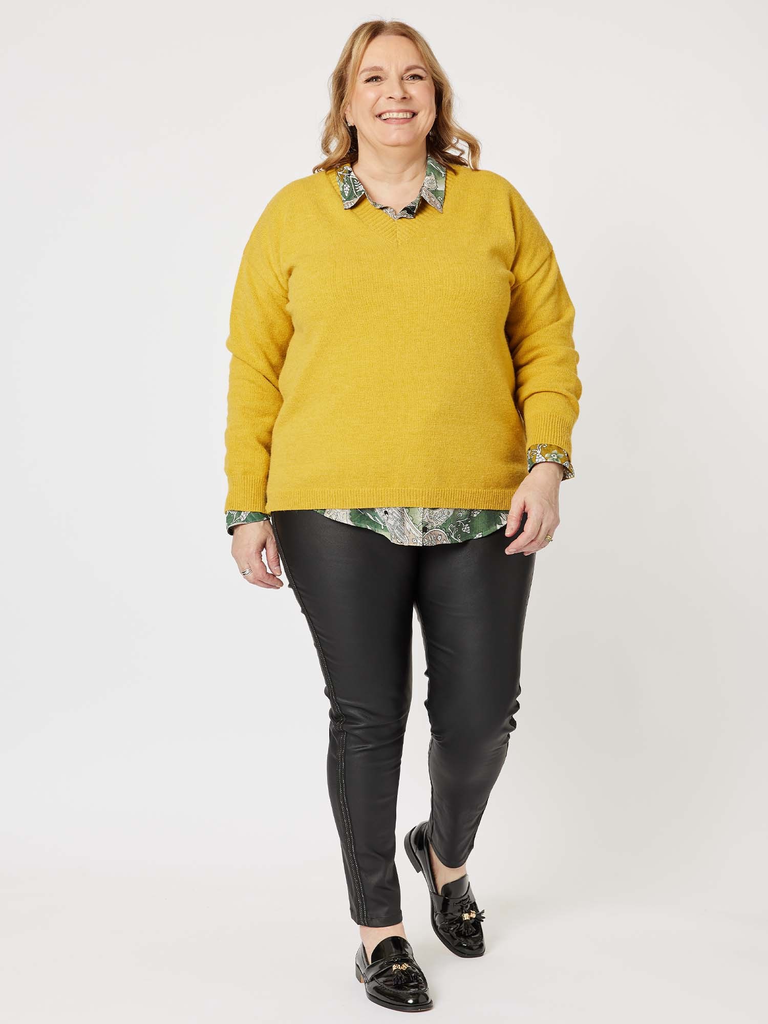 Valerie V Neck Knit Jumper