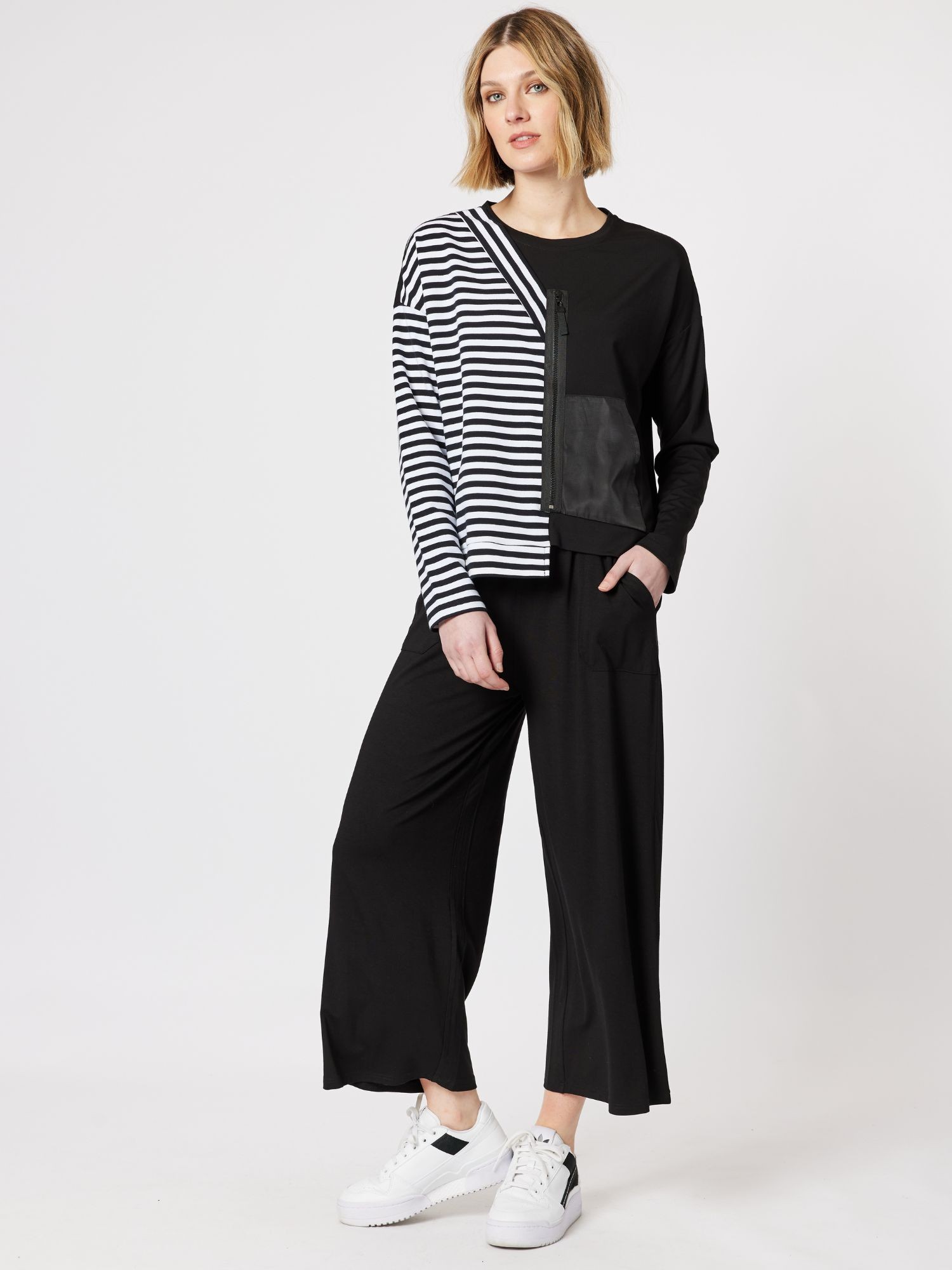 Wide Leg Jersey Pant