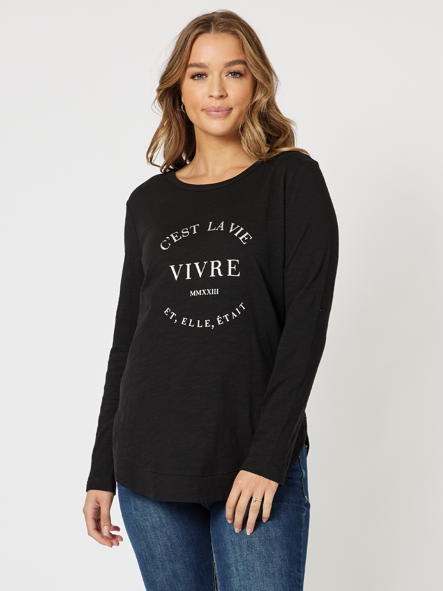 C'est La Vie Long Sleeve Top