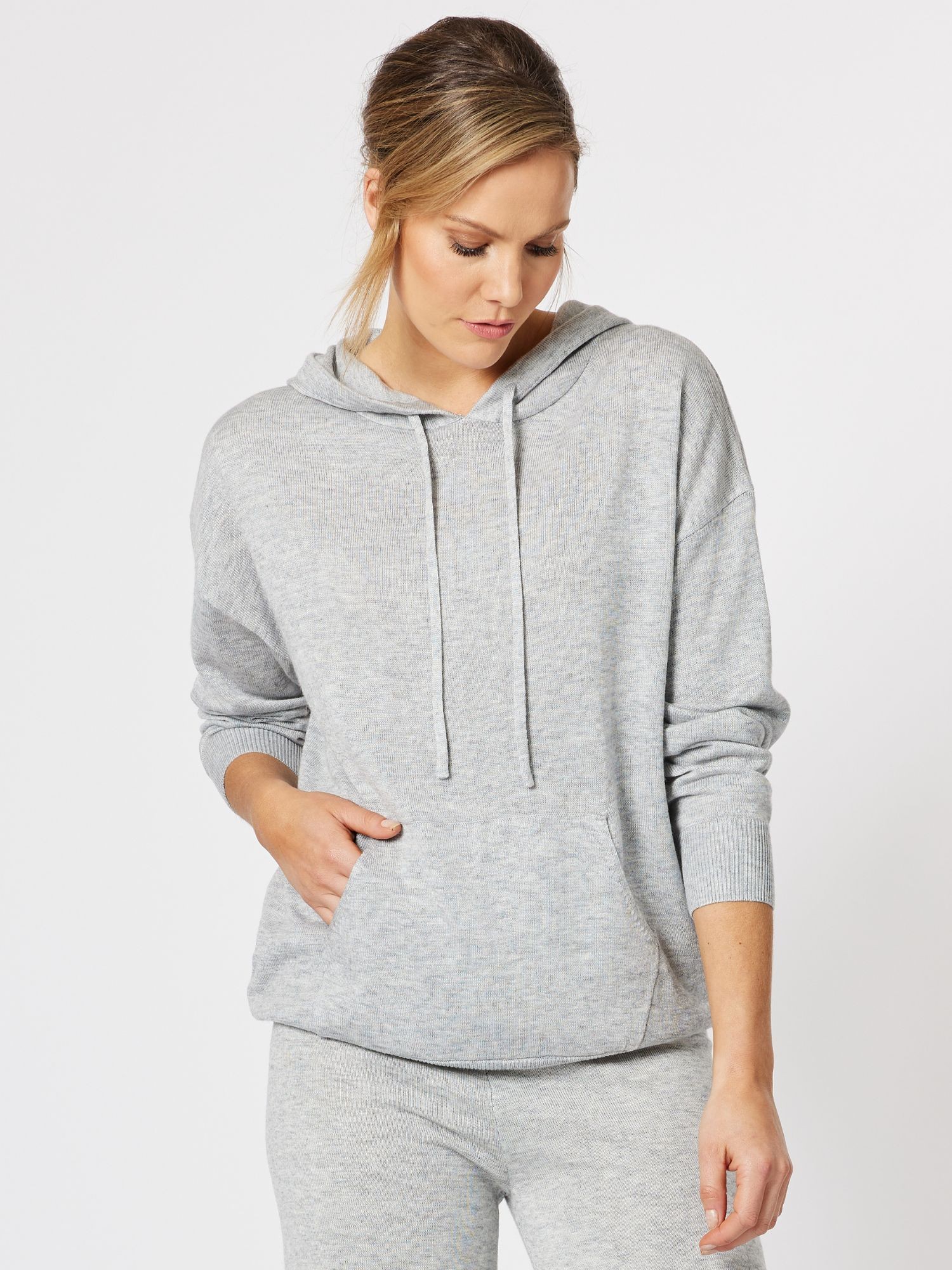 Milan Cashmere Blend Hooded Knit