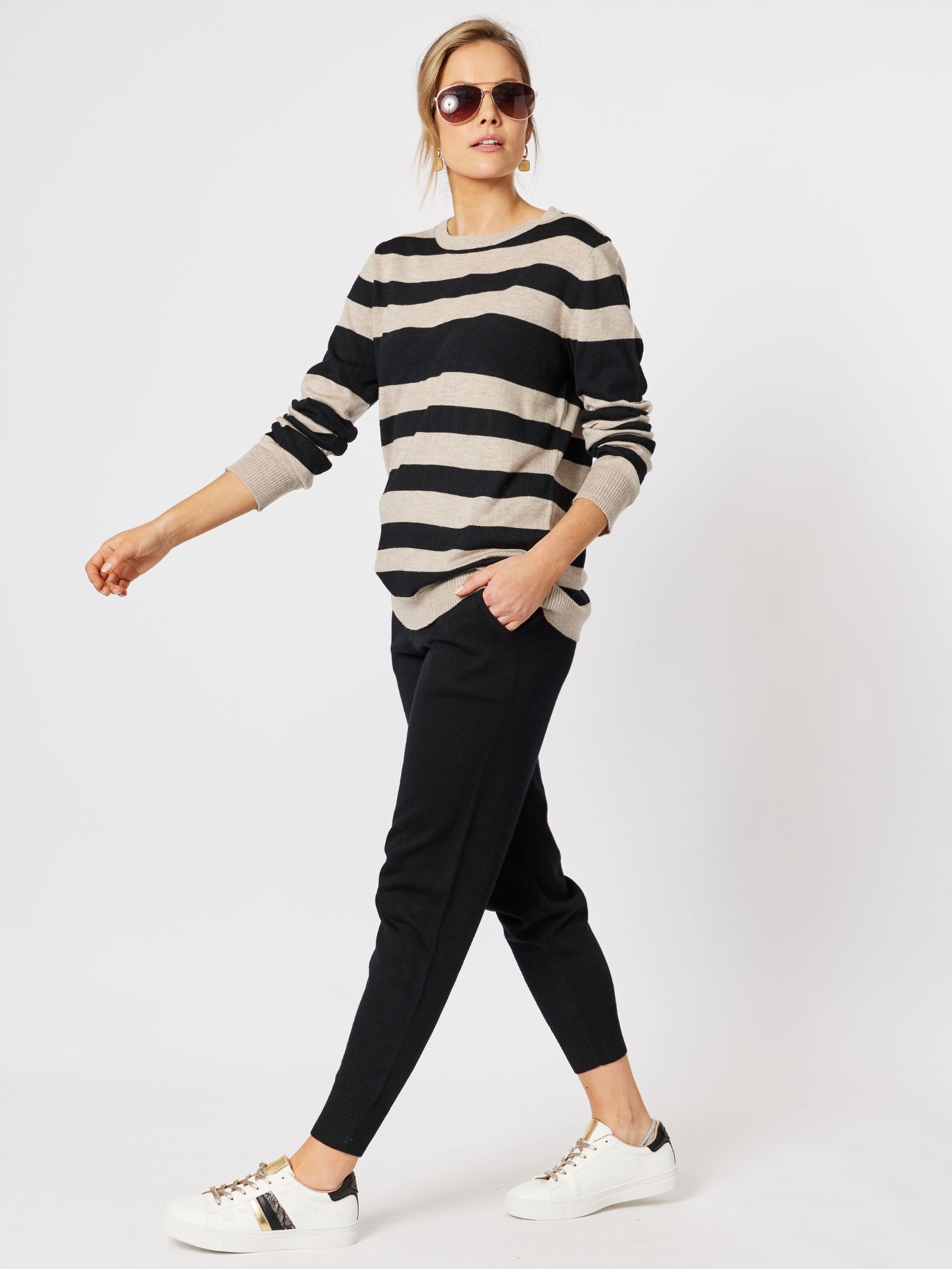 Sienna Cashmere Blend Cuff Pant