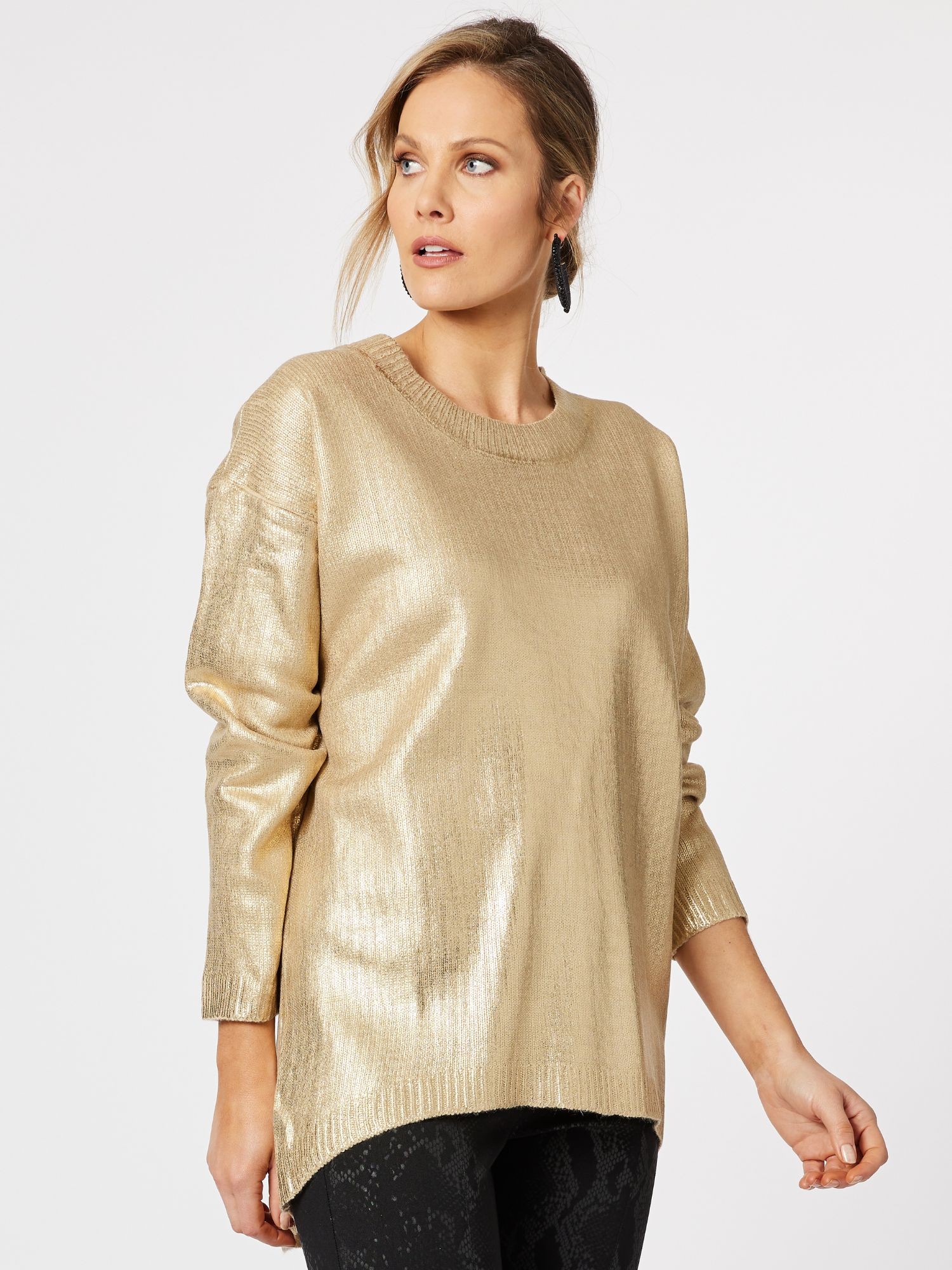 Metallic Knit Jumper