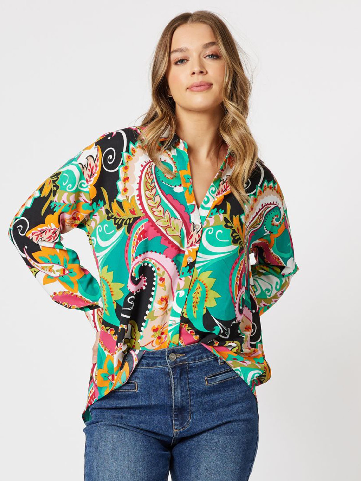 Bianca Print Shirt