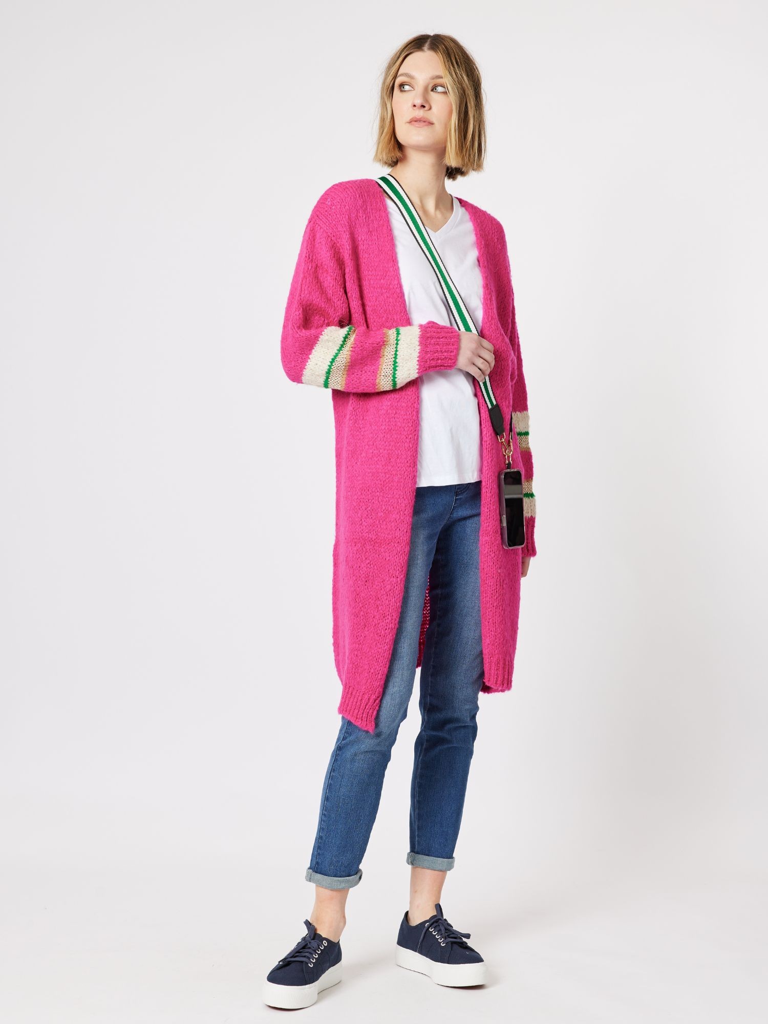 Piper Stripe Oversized Cardi