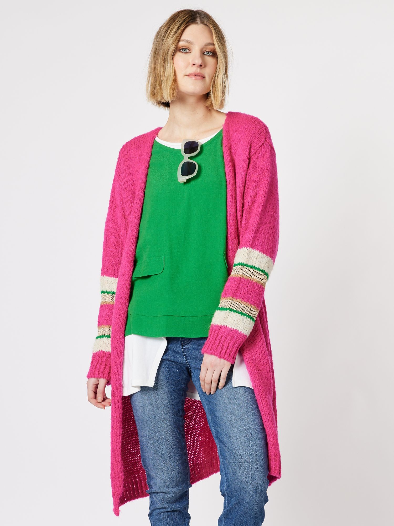 Piper Stripe Oversized Cardi