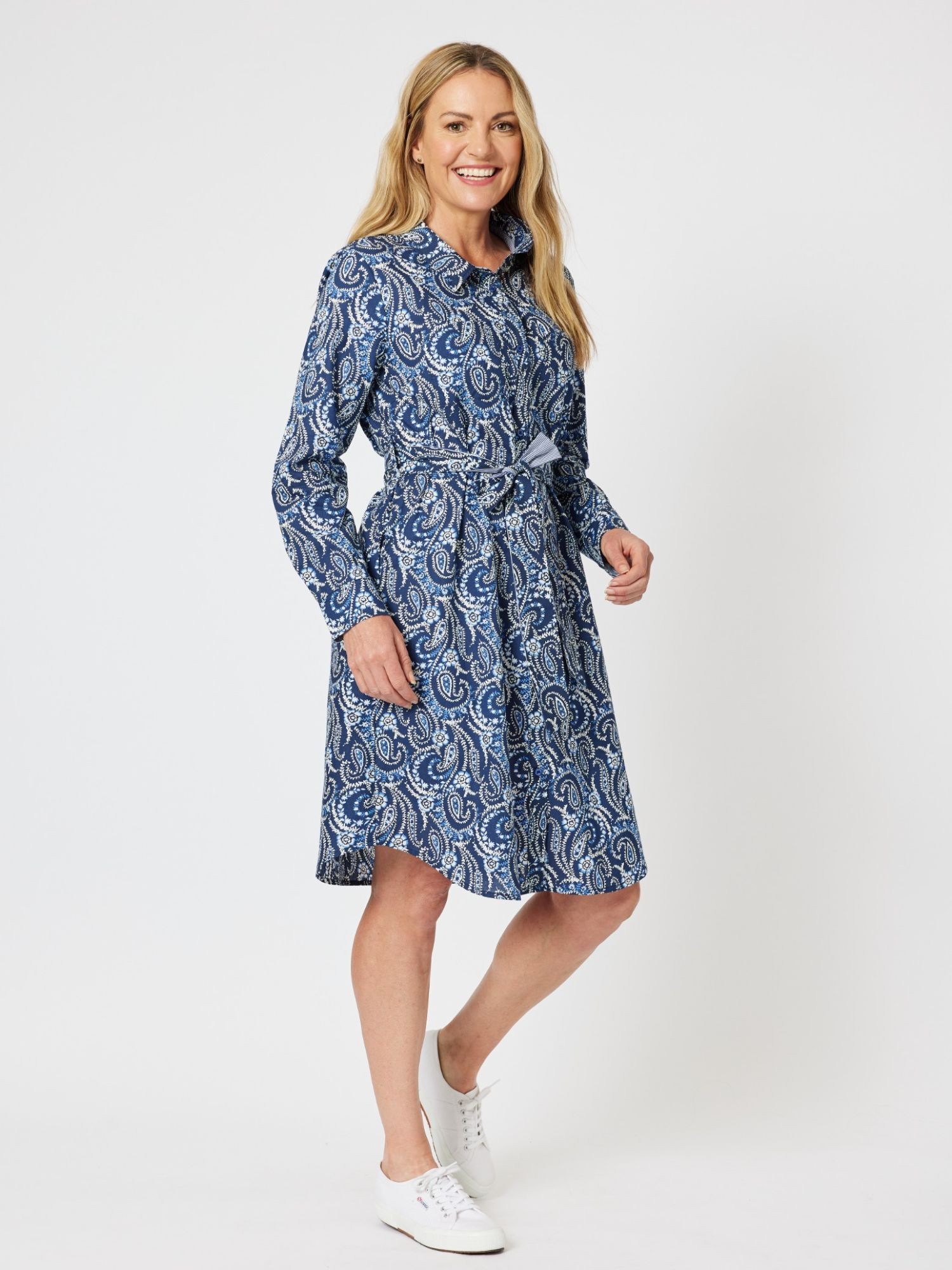 Paisley Print Dress