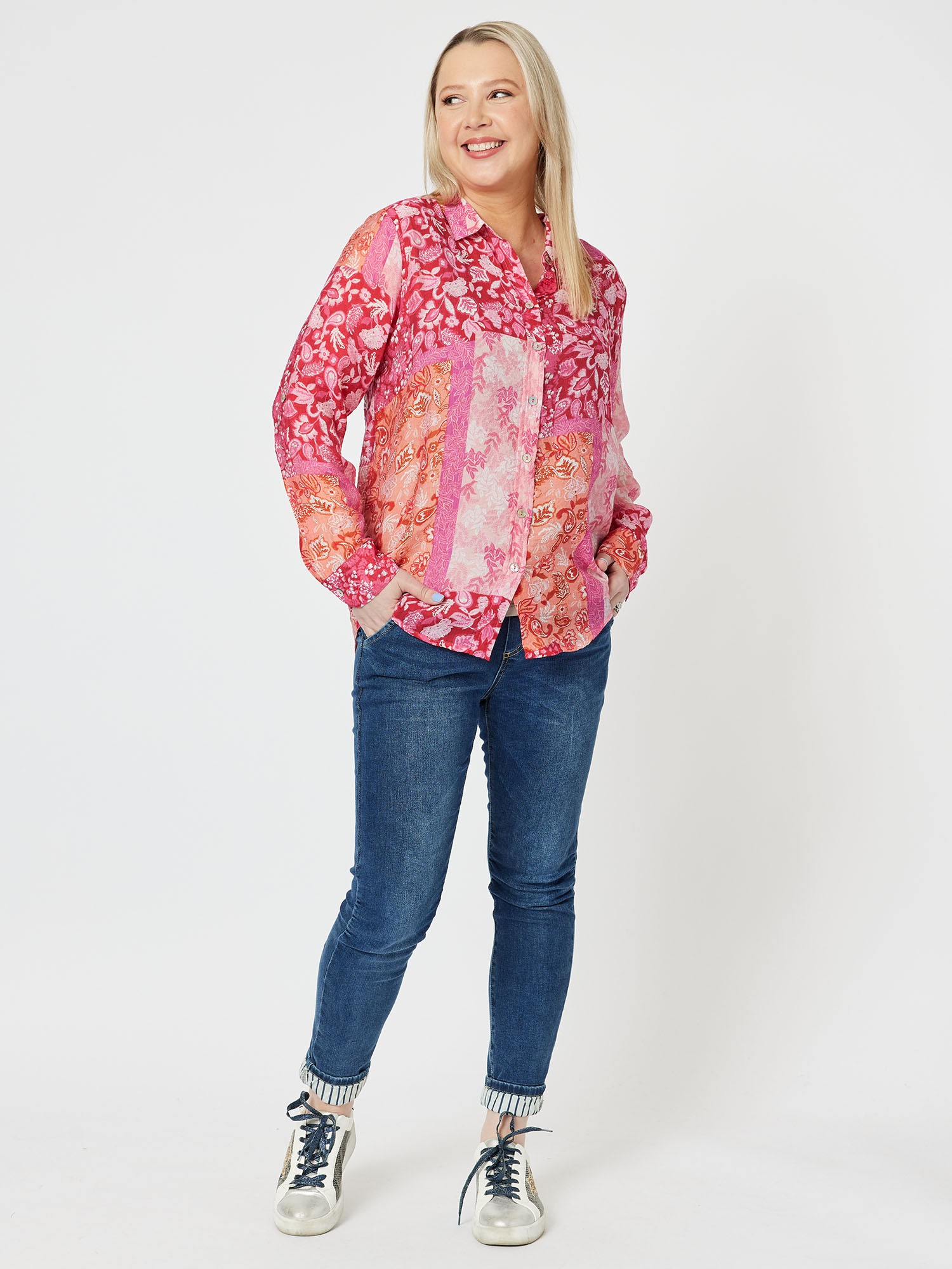 Santorini Print shirt