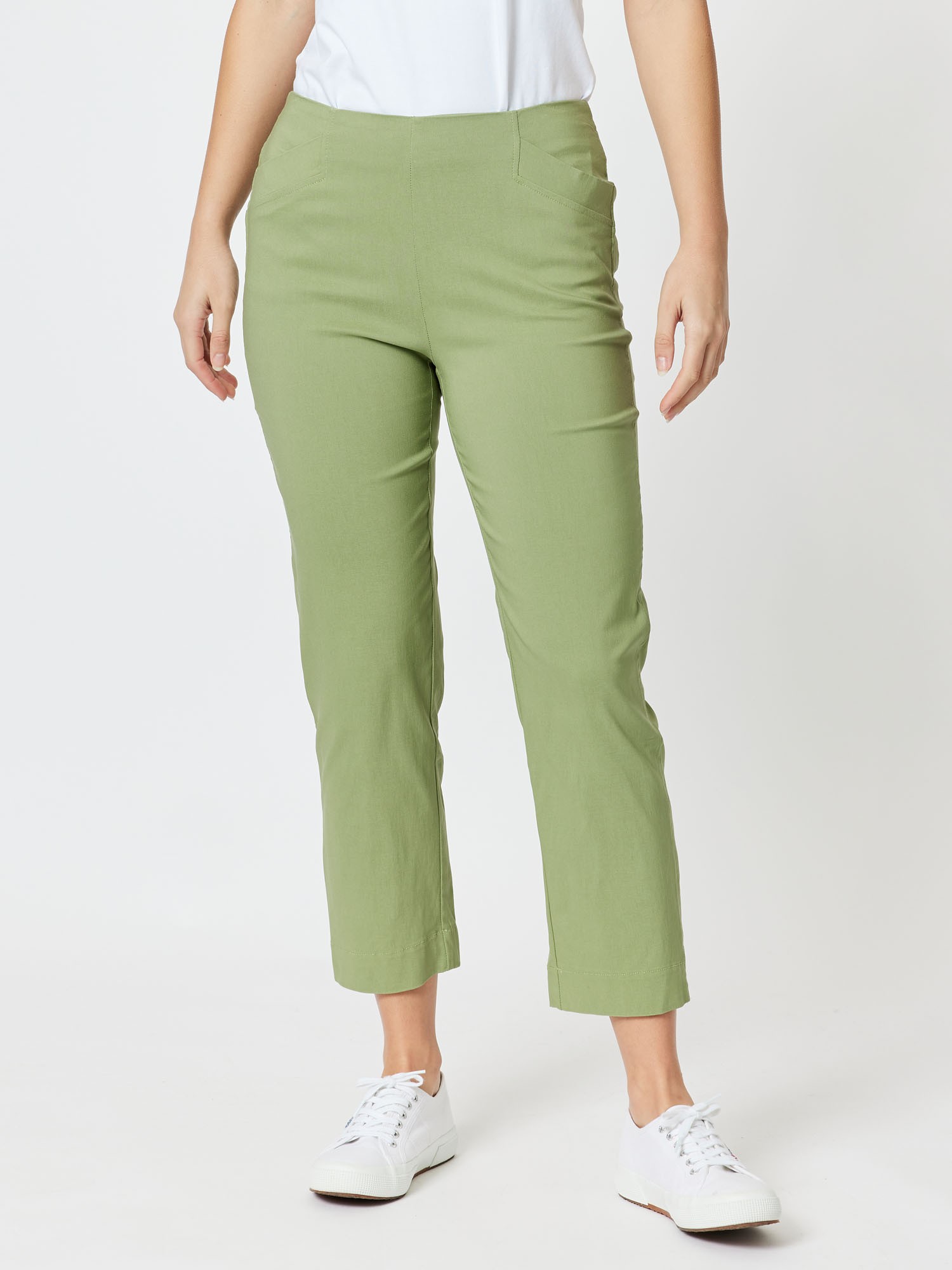 Stretch Bengaline Crop Pant