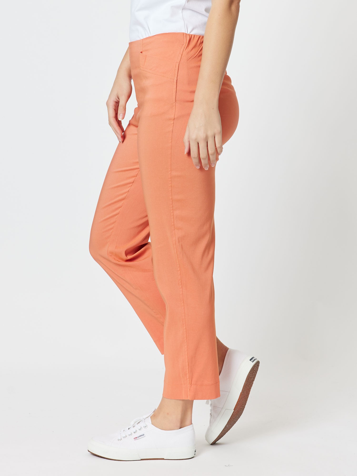 Stretch Bengaline Crop Pant