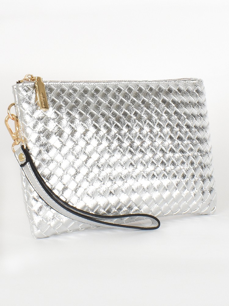 Alexia Wrist Strap Plait Clutch