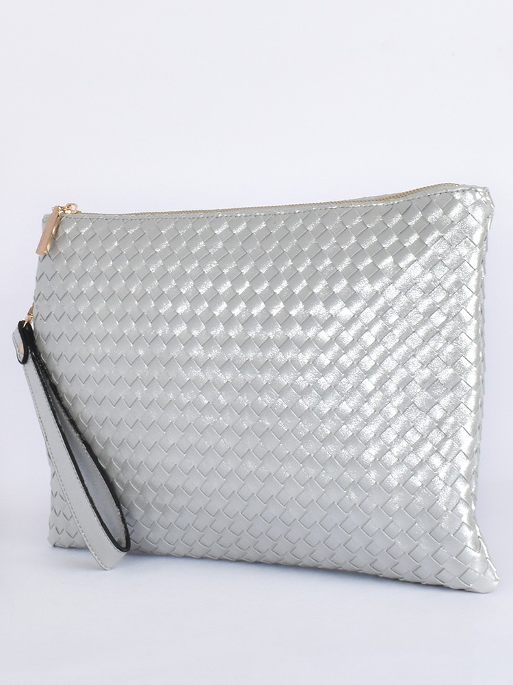 Sloane Large Plait Clutch